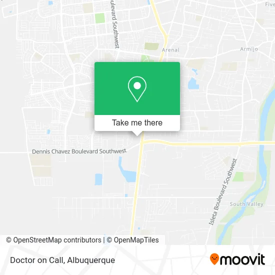 Doctor on Call map