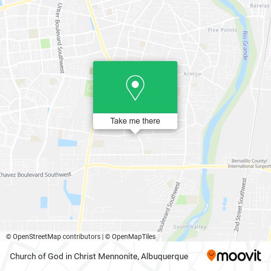 Mapa de Church of God in Christ Mennonite
