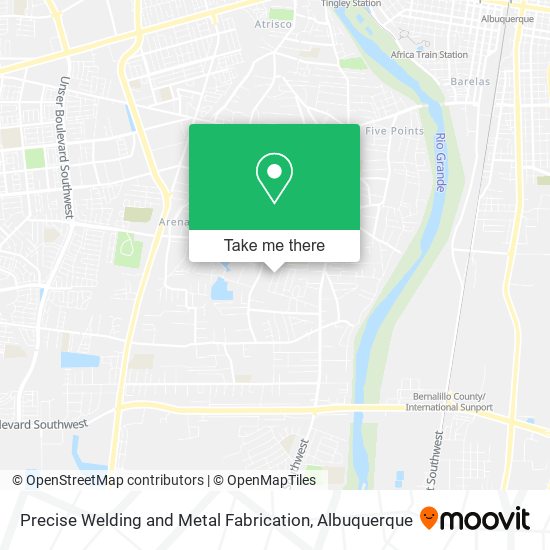 Mapa de Precise Welding and Metal Fabrication