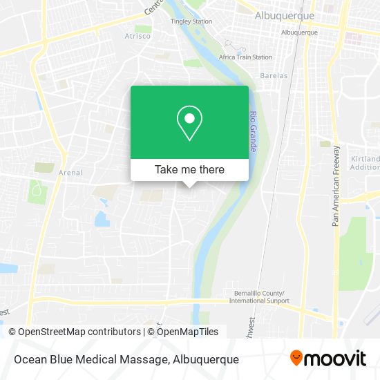 Mapa de Ocean Blue Medical Massage