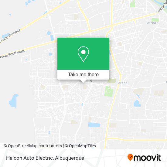 Halcon Auto Electric map