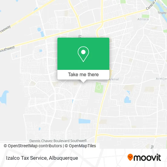 Mapa de Izalco Tax Service