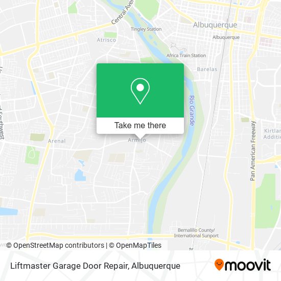 Mapa de Liftmaster Garage Door Repair