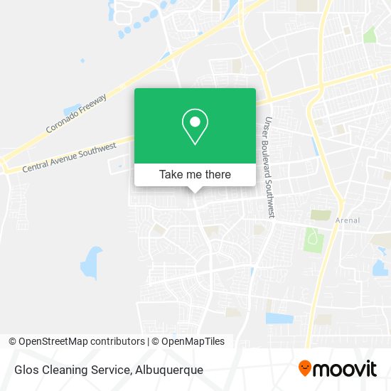 Mapa de Glos Cleaning Service