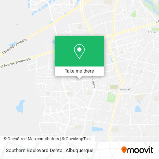 Mapa de Southern Boulevard Dental