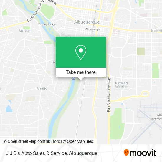 J J D's Auto Sales & Service map