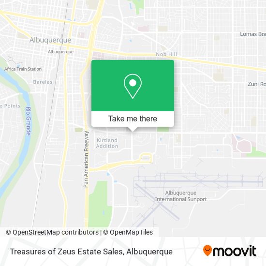 Treasures of Zeus Estate Sales map
