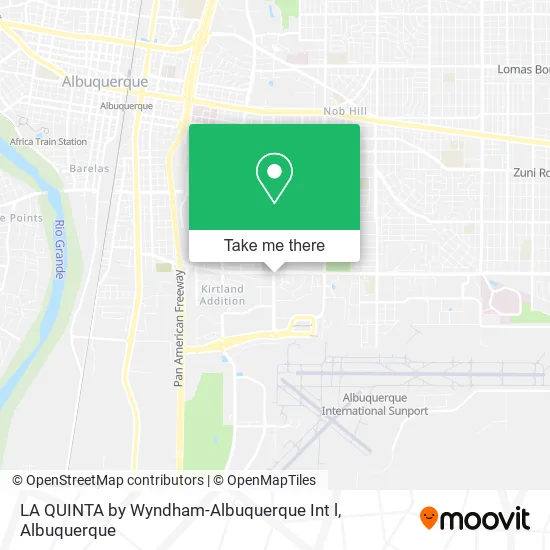 Mapa de LA QUINTA by Wyndham-Albuquerque Int l