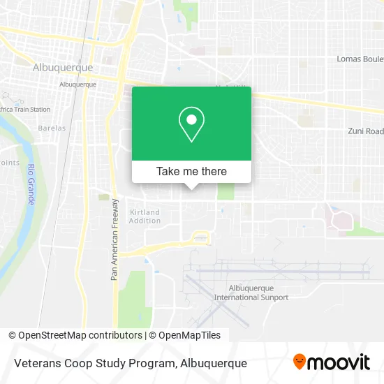 Veterans Coop Study Program map