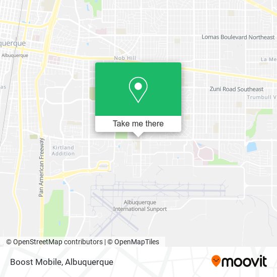 Mapa de Boost Mobile