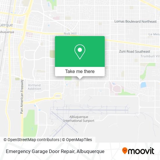 Emergency Garage Door Repair map