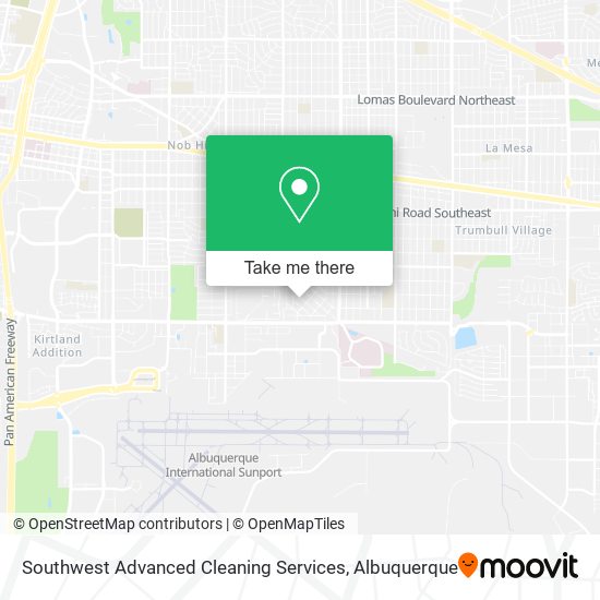 Southwest Advanced Cleaning Services map