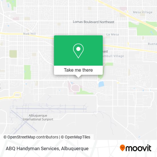 Mapa de ABQ Handyman Services