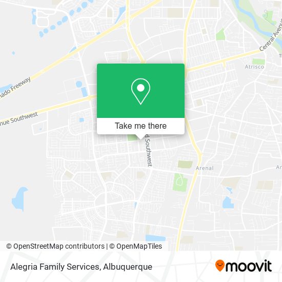 Alegria Family Services map