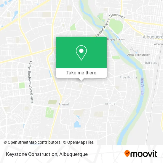 Keystone Construction map