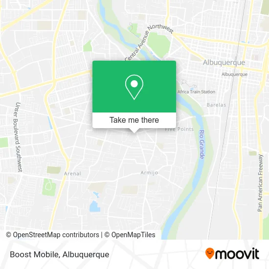 Boost Mobile map