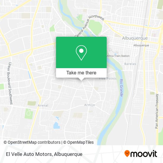 El Velle Auto Motors map