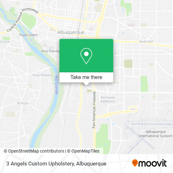 Mapa de 3 Angels Custom Upholstery
