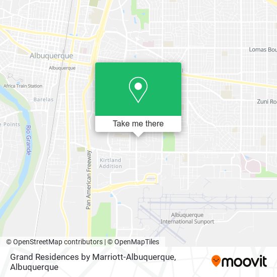 Mapa de Grand Residences by Marriott-Albuquerque
