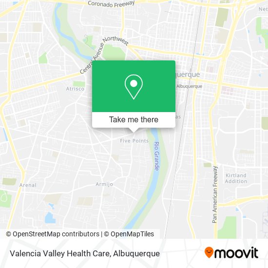 Valencia Valley Health Care map