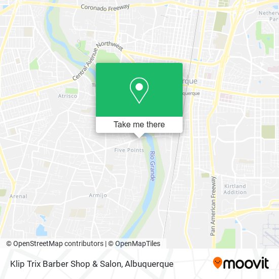 Mapa de Klip Trix Barber Shop & Salon