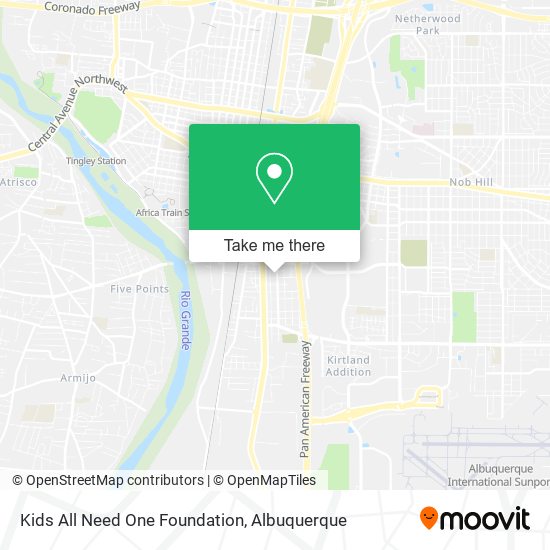 Kids All Need One Foundation map
