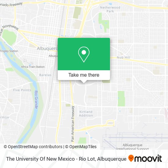 Mapa de The University Of New Mexico - Rio Lot