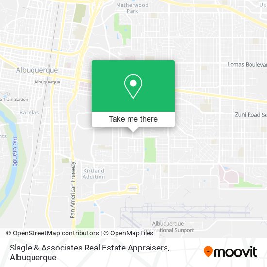 Slagle & Associates Real Estate Appraisers map