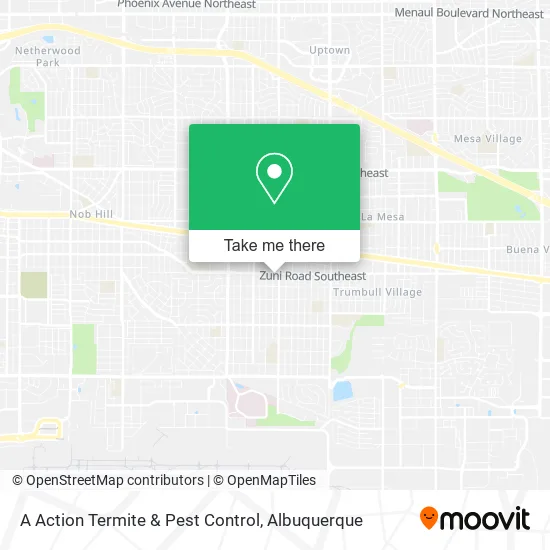 A Action Termite & Pest Control map