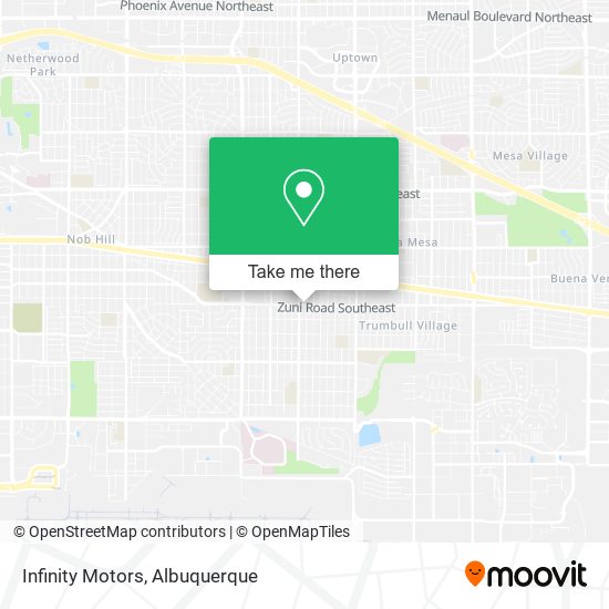 Infinity Motors map