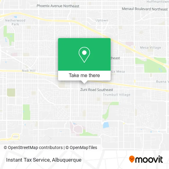 Instant Tax Service map
