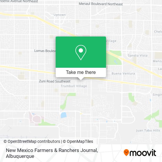 New Mexico Farmers & Ranchers Journal map