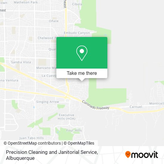 Mapa de Precision Cleaning and Janitorial Service