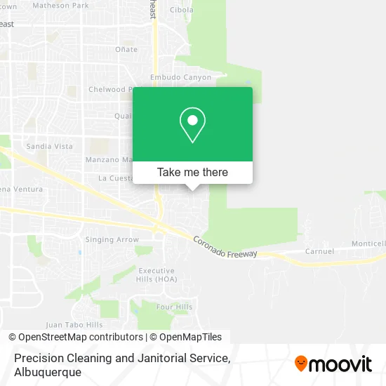 Precision Cleaning and Janitorial Service map