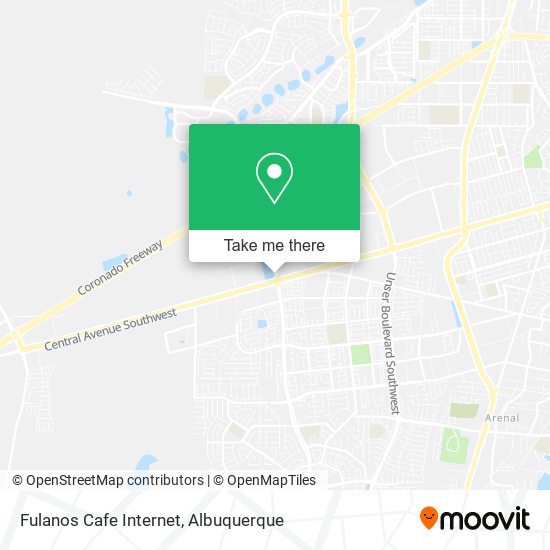Fulanos Cafe Internet map