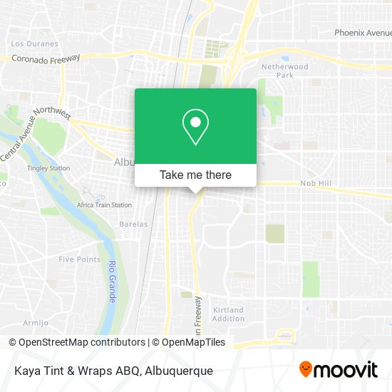 Kaya Tint & Wraps ABQ map