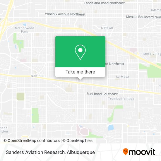 Mapa de Sanders Aviation Research