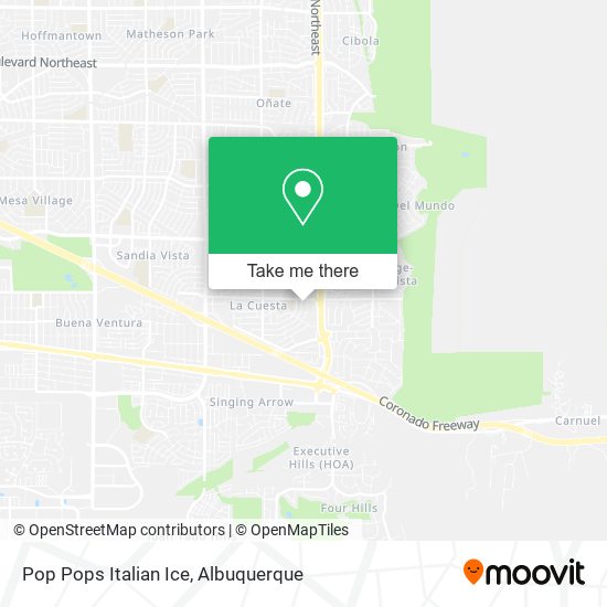 Pop Pops Italian Ice map