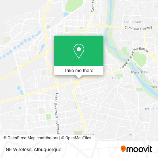 GE Wireless map