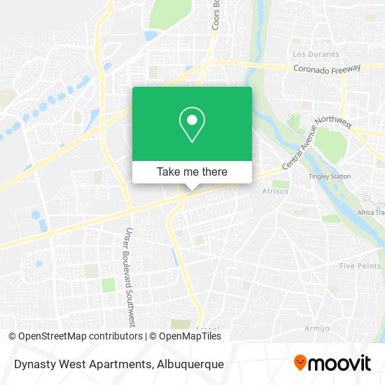 Dynasty West Apartments map