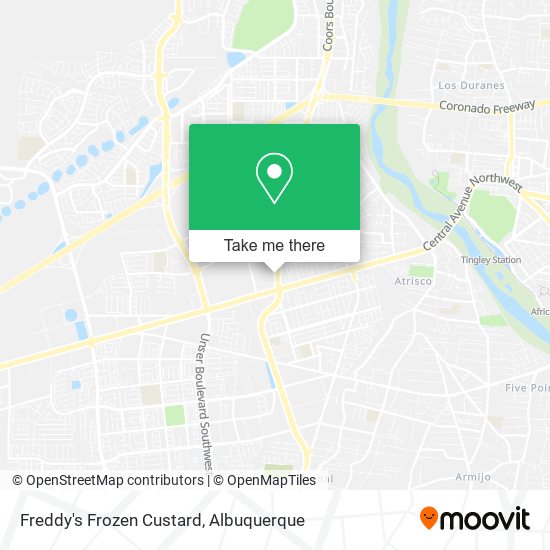 Freddy's Frozen Custard map