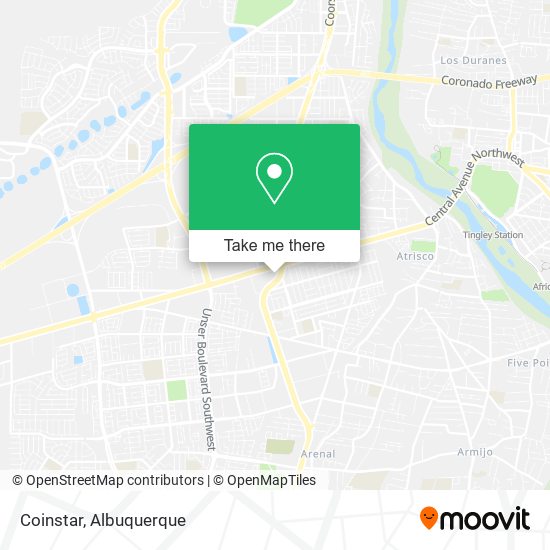 Mapa de Coinstar