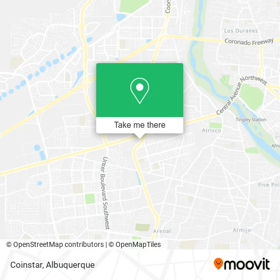Coinstar map