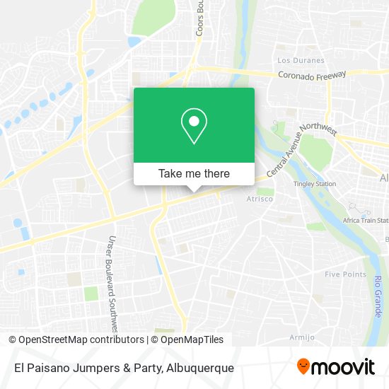 Mapa de El Paisano Jumpers & Party