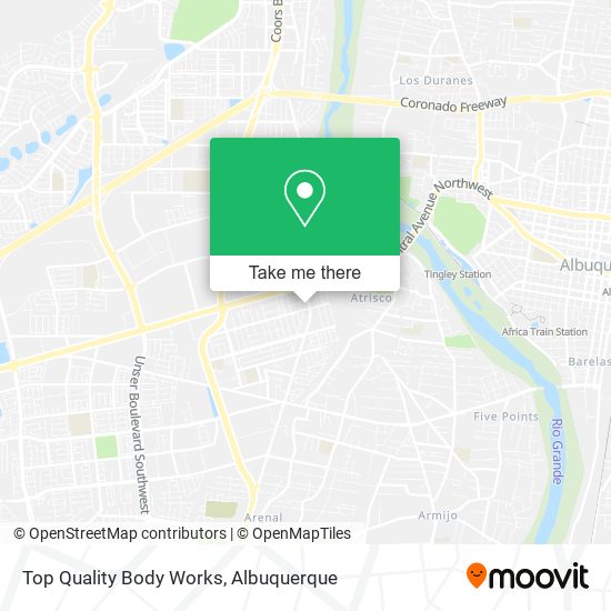 Mapa de Top Quality Body Works