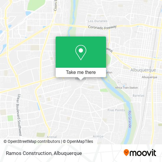 Ramos Construction map