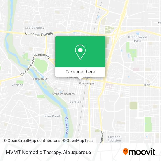 MVMT Nomadic Therapy map