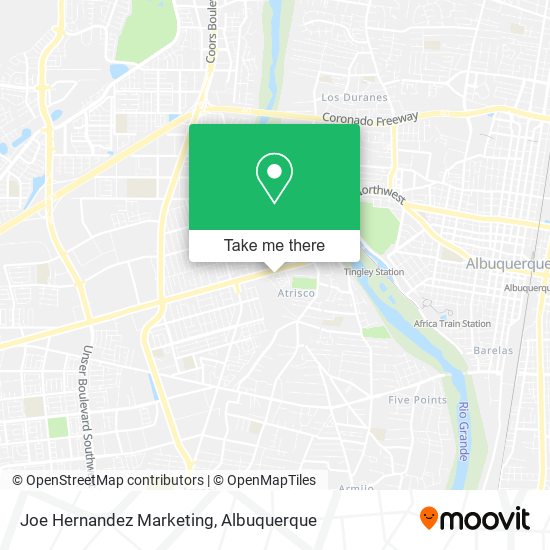 Mapa de Joe Hernandez Marketing