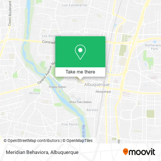 Meridian Behaviora map