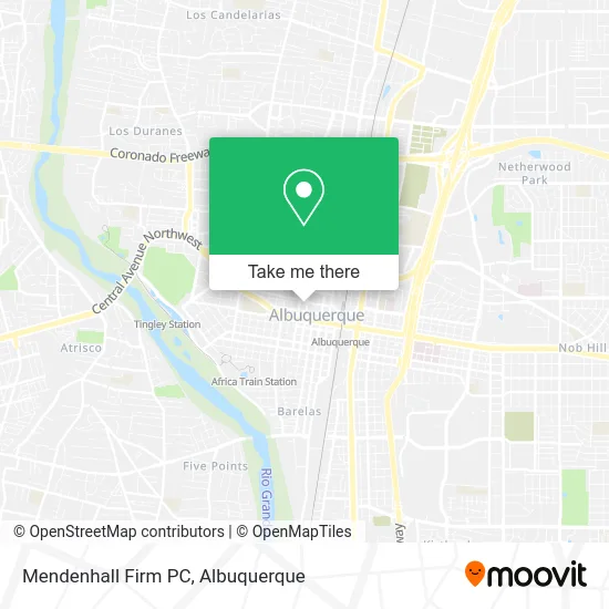 Mendenhall Firm PC map